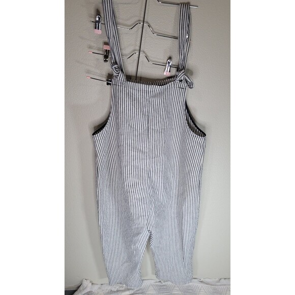 Altar Houseline “Cassie Coverall Railroad Stripe”  100% Hemp, Unisex Overall - Picture 9 of 11